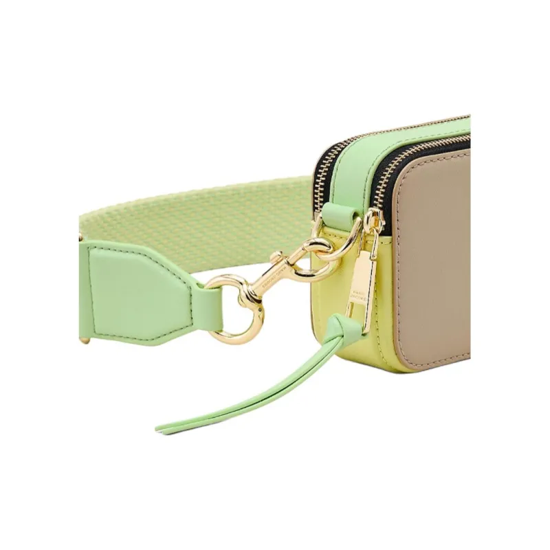 MARC JACOBS Leather Shoulder Bag Women's Khaki-5