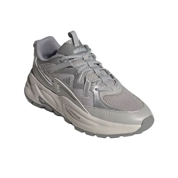 Adidas Ozwave Anti-Slip Wear-Resistant Low-Top Chunky Sneakers Unisex Gray-2