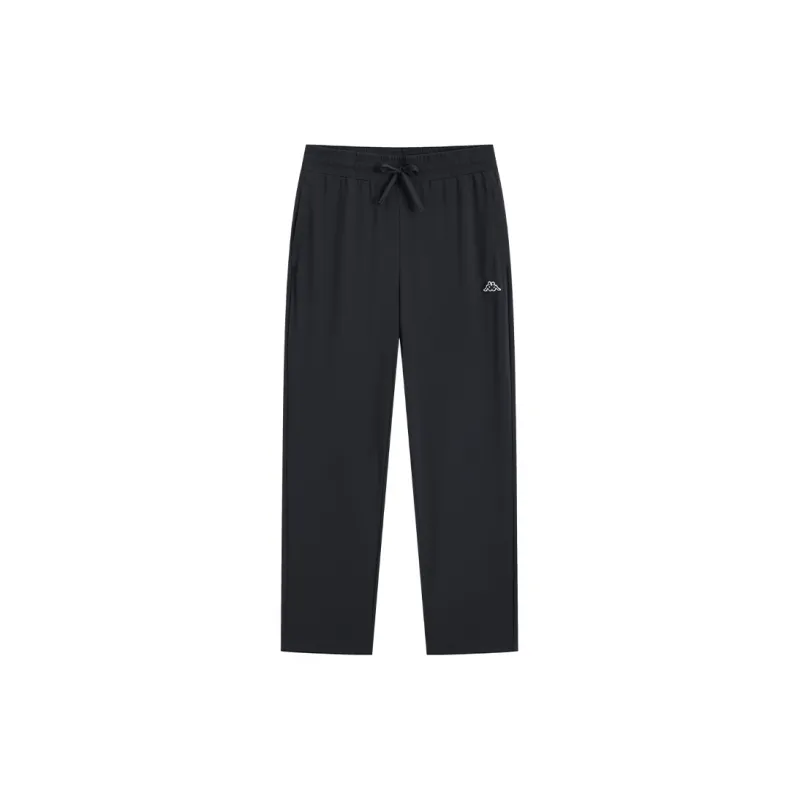 Kappa 1916 Series Knitted Sports Pants Men's Black-0