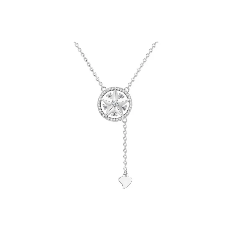 GOOUI S925 Silver Necklaces Women's-0