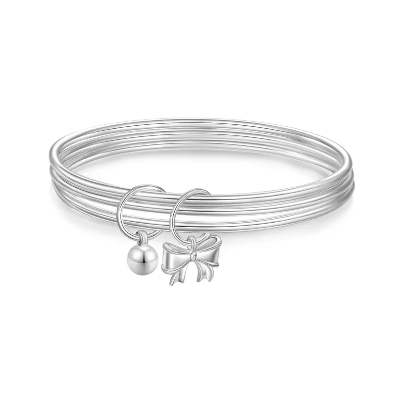Mokinggran 999 Fine Silver Sterling Silver Bracelets Women's-1