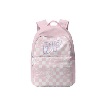 TURN UP Polyester Backpack Laptop Bag Unisex Pink