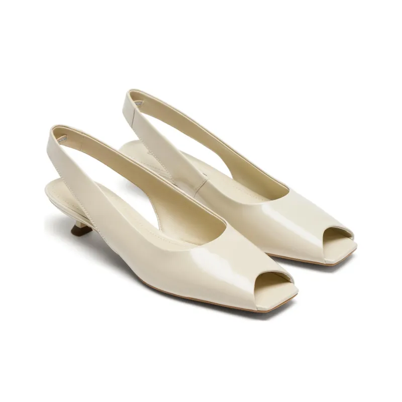 73Hours Mido Road Flared Heel High Heels 3cm Women's-3