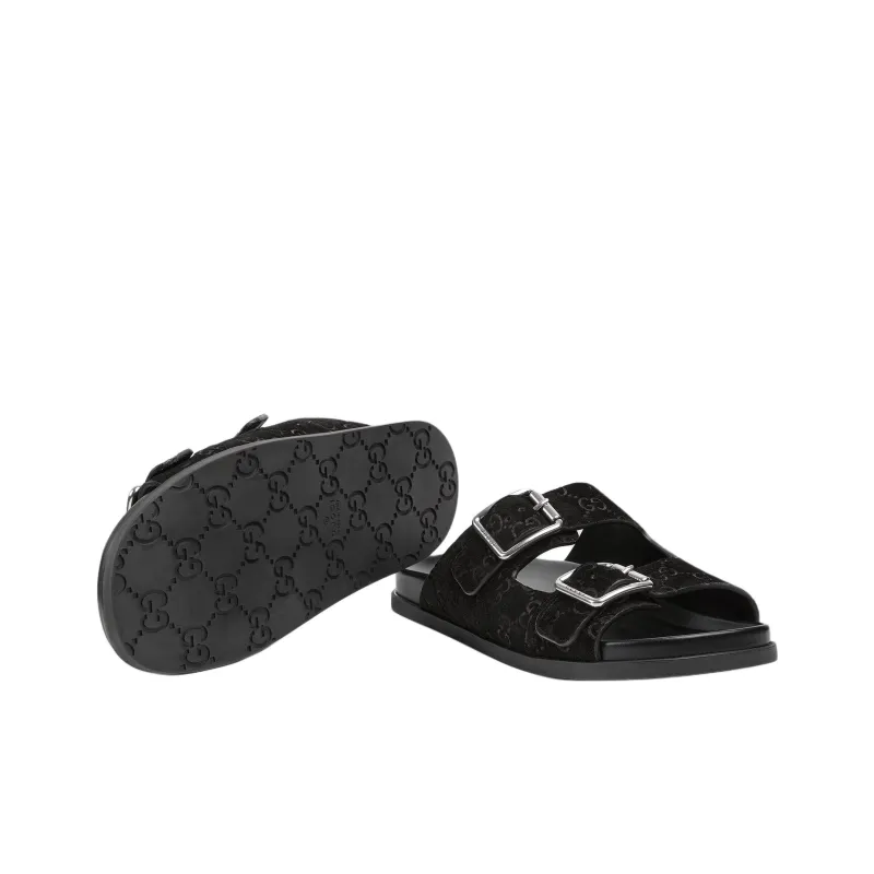 GUCCI Slide Slippers Men's Black-5
