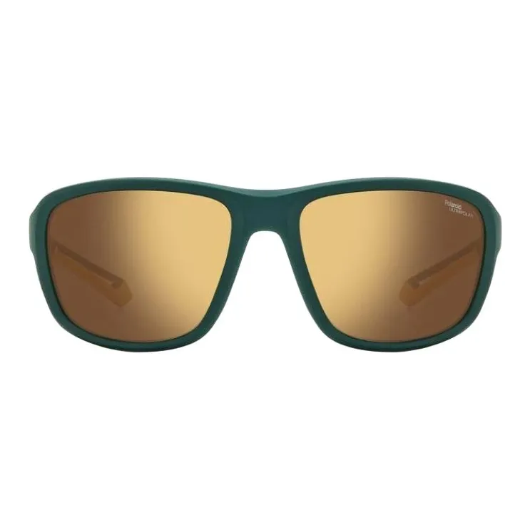 Polaroid Polycarbonate Square Sunglasses Unisex Green-1