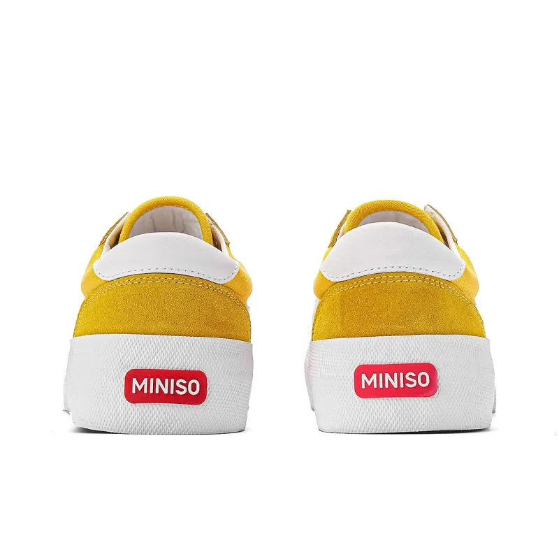 MINISO Lightning Vengeance Storm Collection Skateboard Shoes Unisex White Yellow-5
