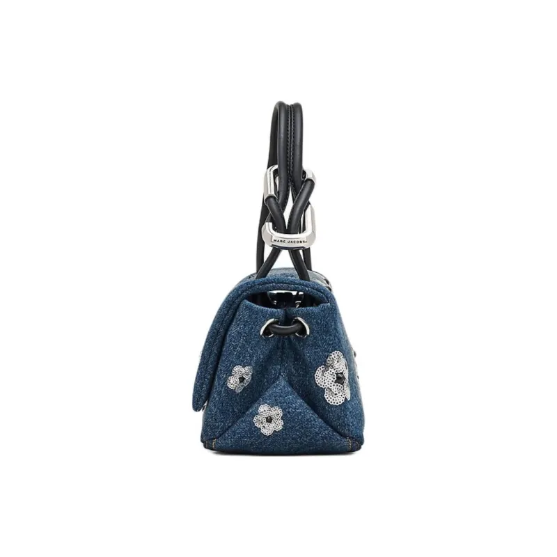 MARC JACOBS Denim Handbag, Shoulder Bag Mini Women's Denim Blue-1