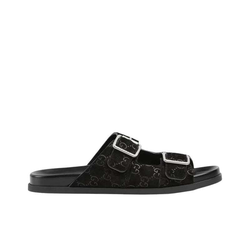 GUCCI Slide Slippers Men's Black-1