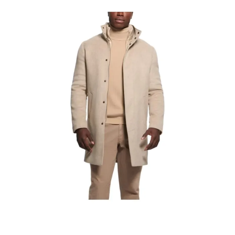 GUESS Coats Men Beige Yellow-0