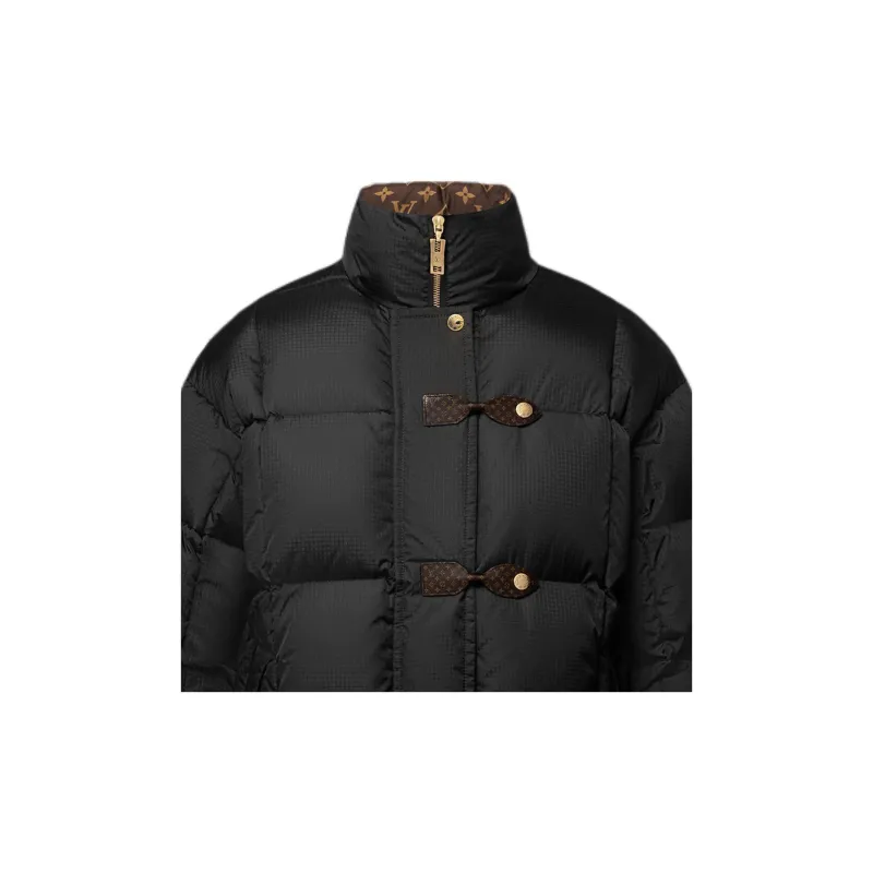 LOUIS VUITTON Monogram Accent Pillow Puffer Jacket-1