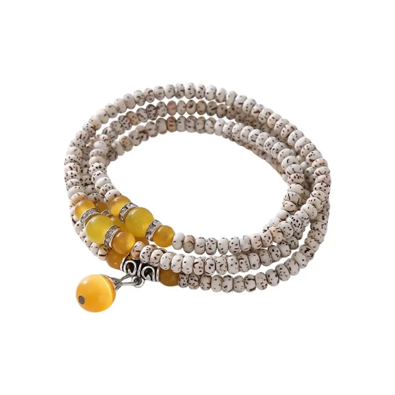 JIUHUASHAN Star Moon Bodhi Seeds Bracelets Unisex-22