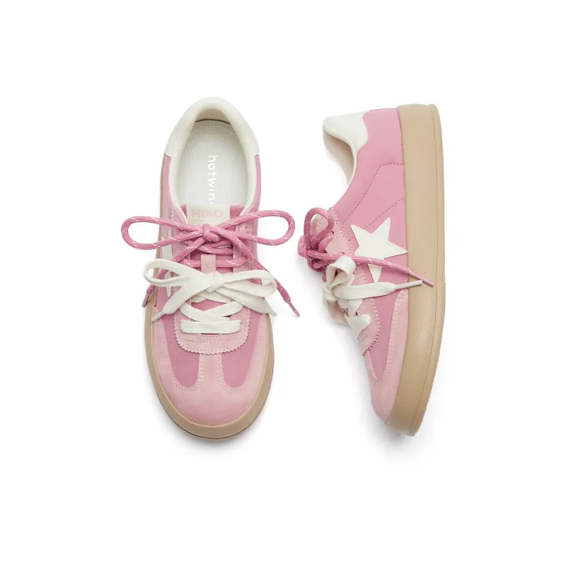 Hotwind Heartbeat Early Spring Collection Ah Gan Shoes Low Top Skateboard Shoes Women's-9