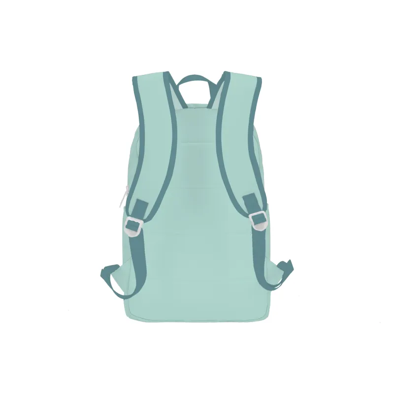 TURN UP Polyester Backpack Regular Unisex Cyan-2