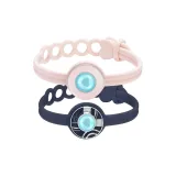 Sugar: Ripple Blue+Solid Color Pink