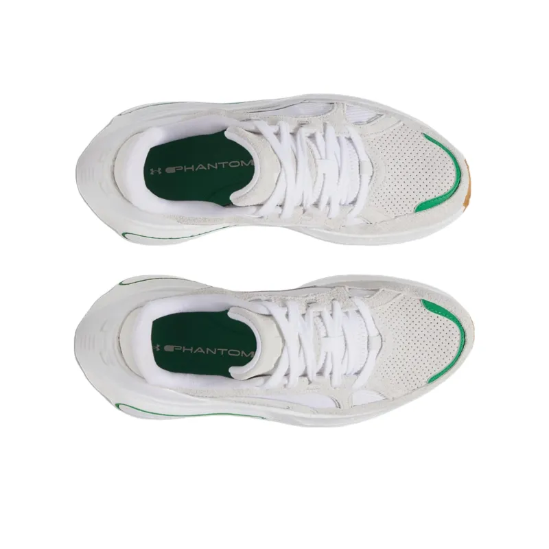 Under Armour Phantom 4 Anti Slip Wear Resistant Low Top Running Shoes Unisex White-2