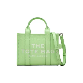 MARC JACOBS Leather Tote Bag Shopping Bag Shoulder Bag Crossbody Bag Handbag Small Size Women's Green