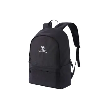 CAMEL Fabric Backpack Unisex Phantom Black/Aurora Red