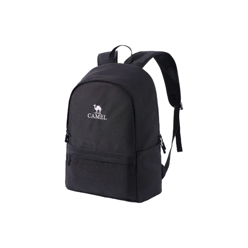CAMEL Fabric Backpack Unisex Phantom Black/Aurora Red-0
