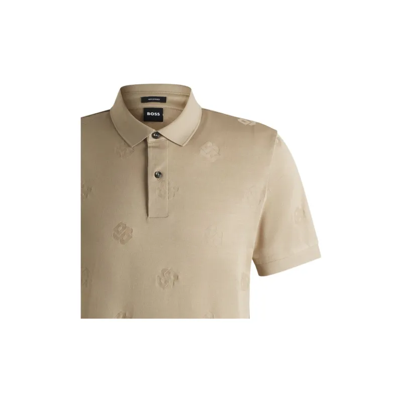 HUGO BOSS Mercerized Cotton Polo Shirt-1