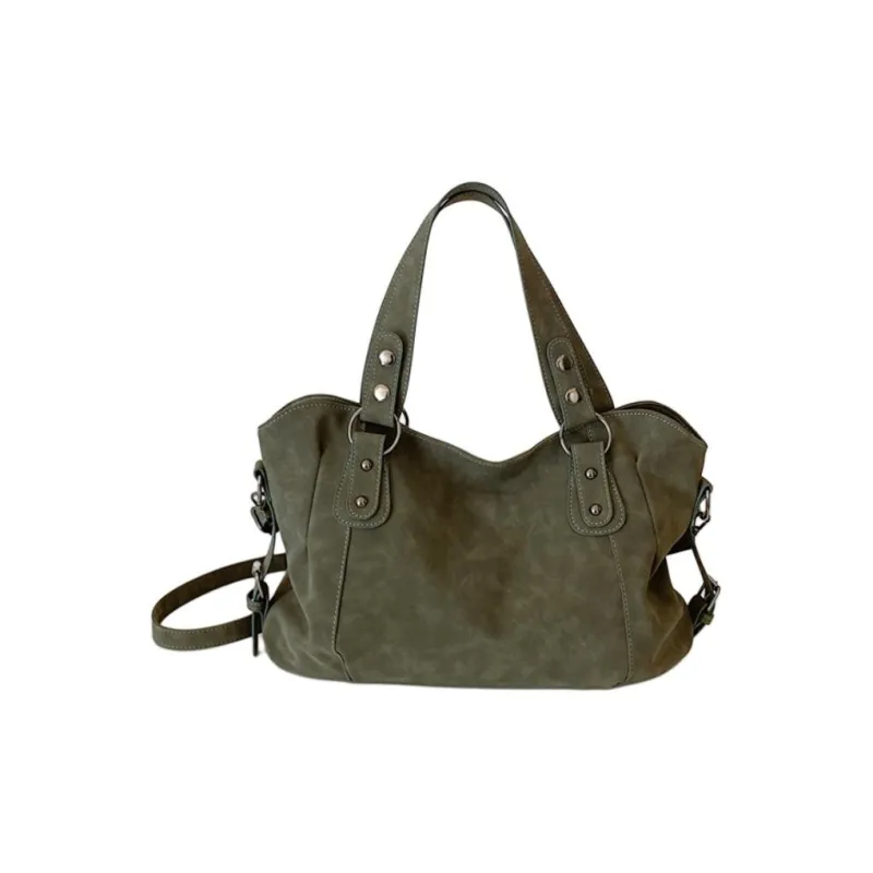 LARTIGENT PU One Shoulder Crossbody Tote Armpit Handbag Regular Women's Green/Black/Brown-0