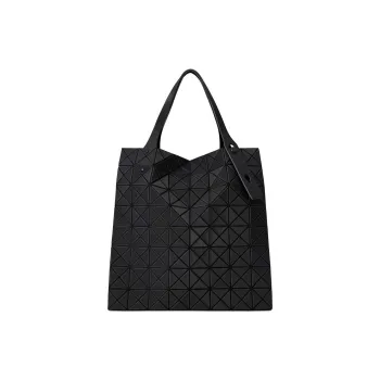 ISSEY MIYAKE Prism Polyvinyl Chloride Tote Bag, Shopping Bag, Handbag Women's Black