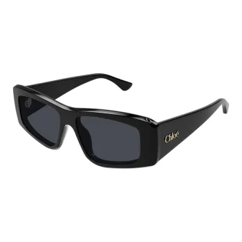 Chloe Acetate Square Sunglasses Unisex Black