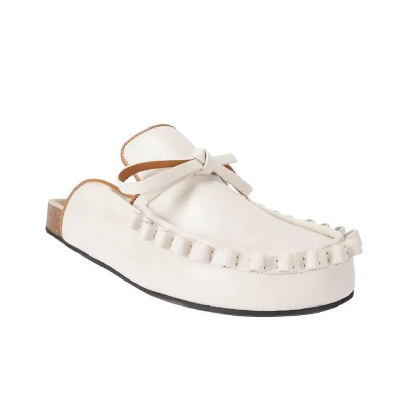 JW Anderson Ruffle Detailed Slip On Mules Women's-1