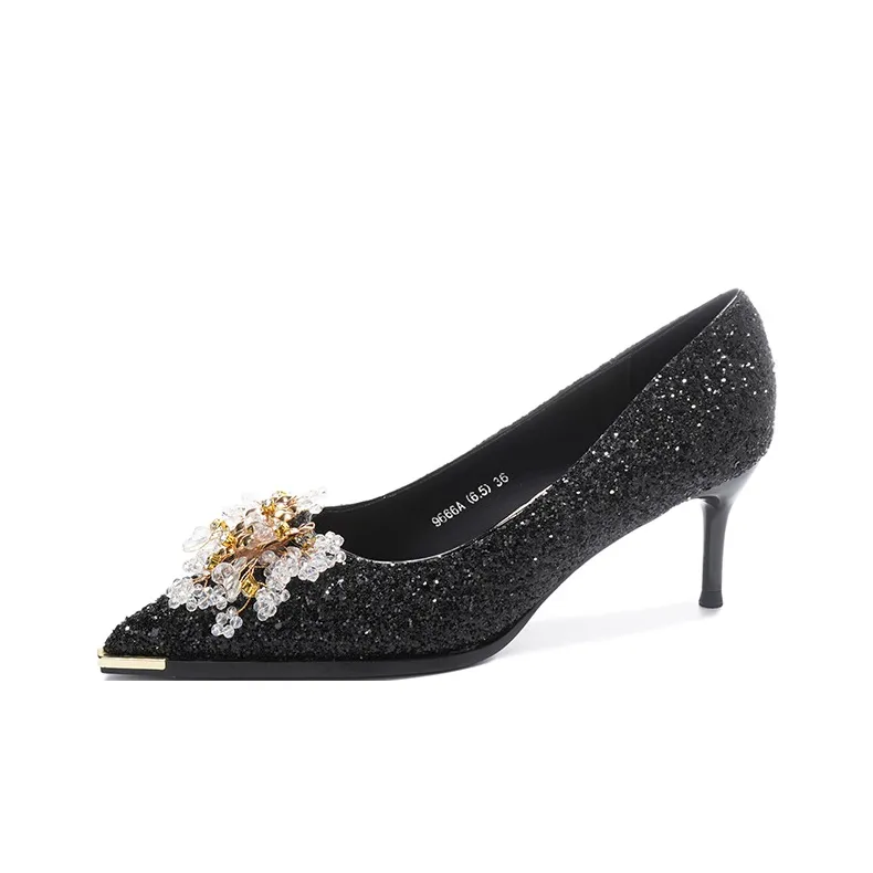 XIMO BULL Slim Heel High Heels Women's-3