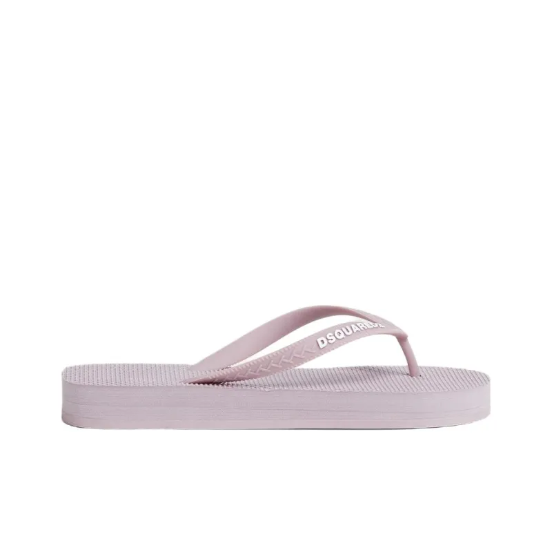 DSQUARED 2 Logo Detailed Flip Flops-1