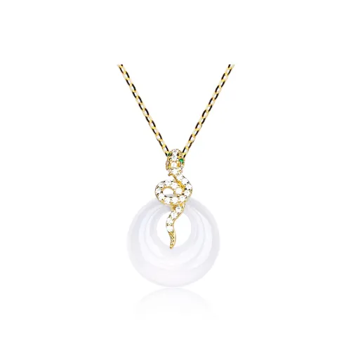 CHINA GOLD Agate Necklaces Women's