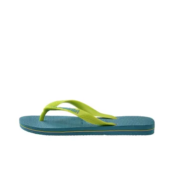 Havaianas Rubber Sole Abrasion Resistant Flip Flops Men's Blue