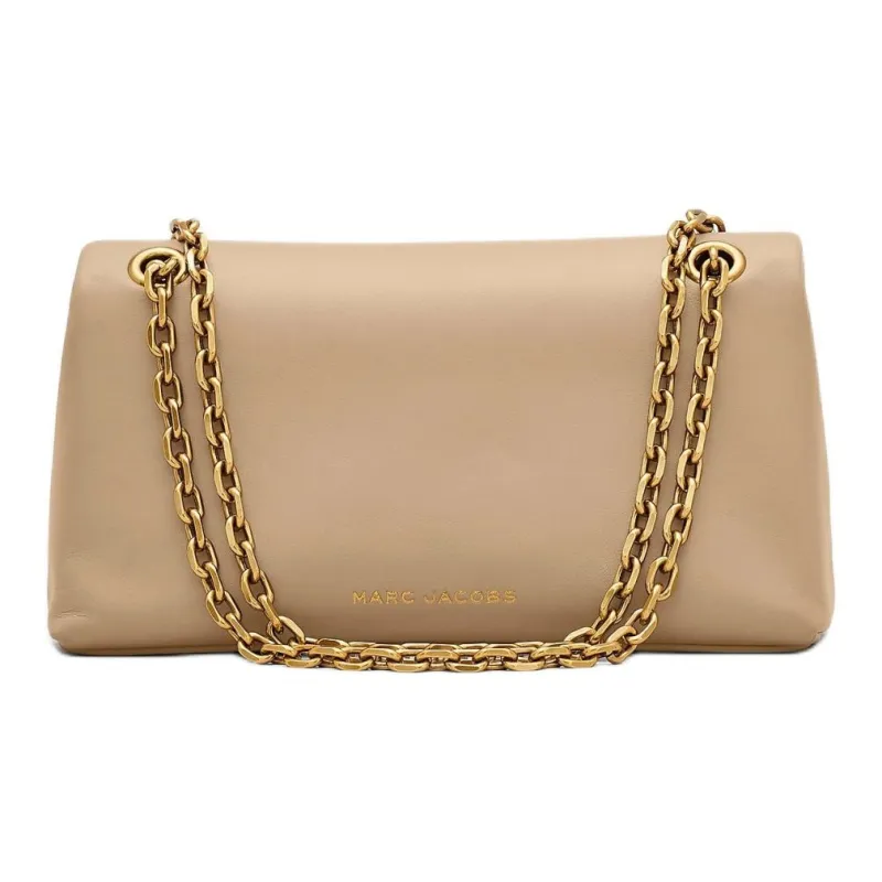 MARC JACOBS Leather Shoulder Bag Mini Women's Camel-1