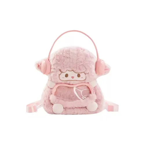Holding Bamboo Polyester Backpack Tubas Womens White & Pink