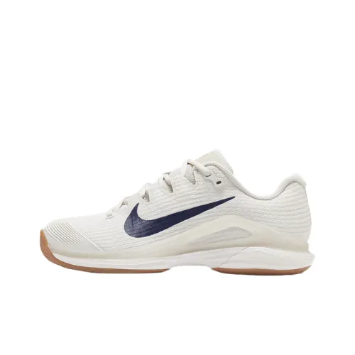 Nike Court Air Zoom Vapor 12 Hc Summit White Phantom Gum Medium Brown Binary Blue Women's