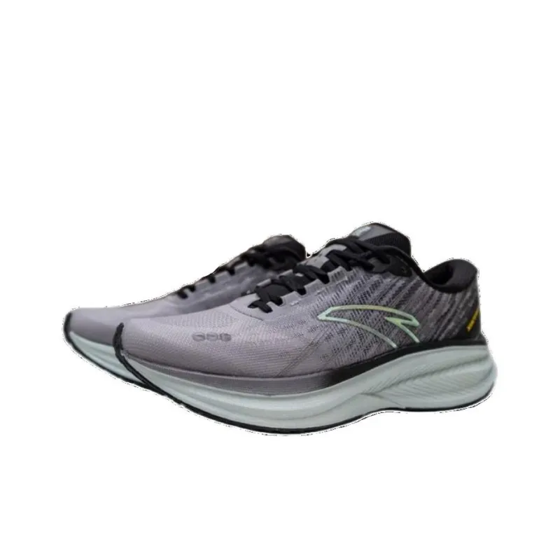 Anta Cushioning Rebound Low Top Running Shoes Men's Gray-1
