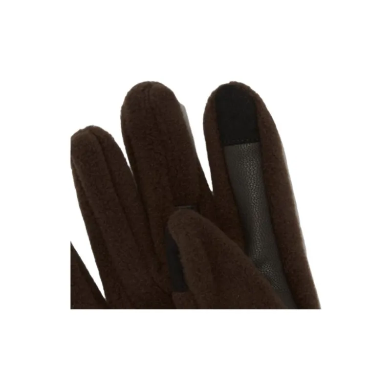 THE NORTH FACE Polyester Knit Gloves Men's Brown-3