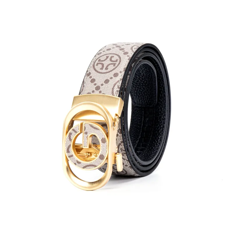 FORTEI Boyfriend, Cow Leather Belts Men's Vintage Blue Width 3.5cm Gift Box Set-10