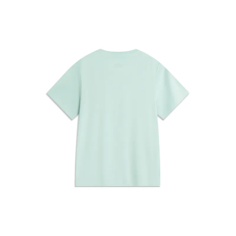 LiNing Sports Life Collection T Shirt Women's Camlet Green-1