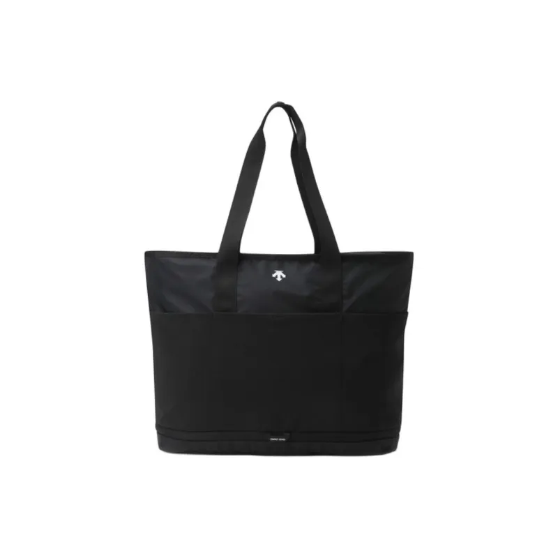 DESCENTE Nylon Tote Bag, Shopping Bag, Shoulder Bag Unisex Black-0