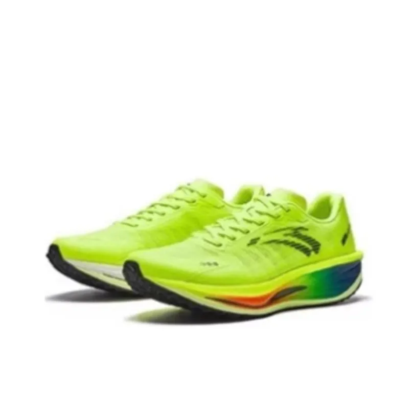 Anta Coverage Rebound Low Top Running Shoes Men's Neon Green-1