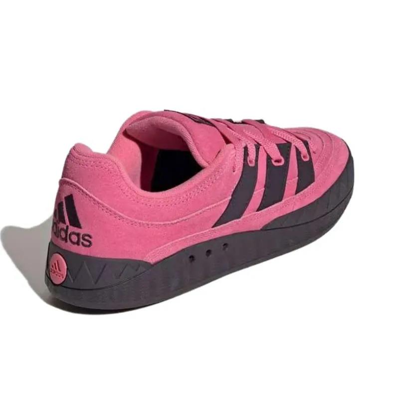 Adidas Originals Adimatic Slip-Resistant Low-Top Skateboard Shoes Unisex Pink-3