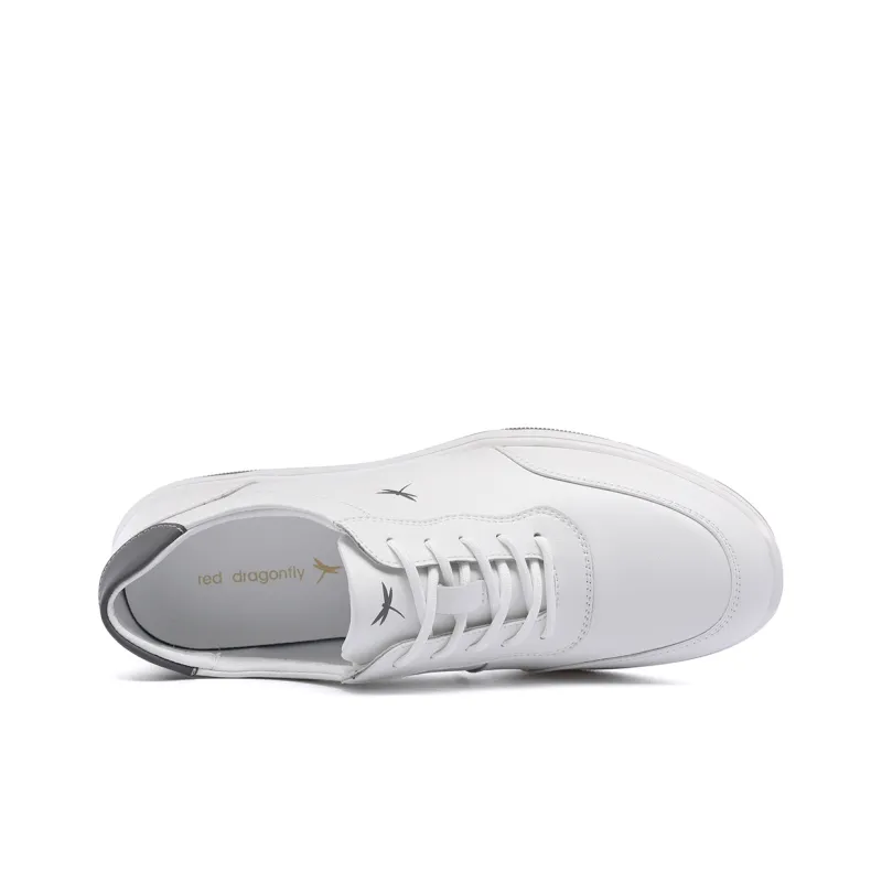 RED DRAGONFLY Leather Sports Shoes Wear resistant And Lightweight Low Top Casual Leather Travel Shoes-8