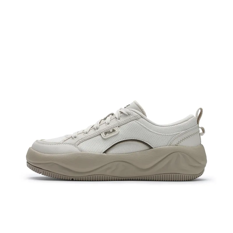 FILA Abrasion-Resistant Low-Top Canvas Shoes Men's Birch Tree Brown-0