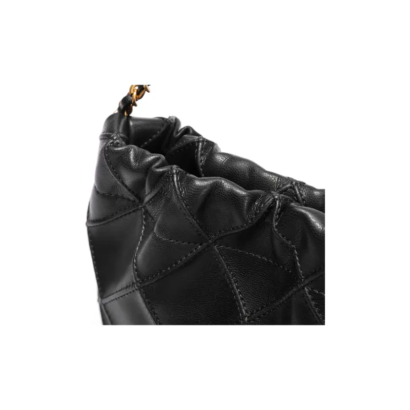 BELLE Artificial Leather Tote Shoulder Bag, Crossbody Bag, Handbag Women's Beige/Black-11