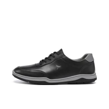 RED DRAGONFLY Leather Sports Shoes Wear resistant And Lightweight Low Top Casual Leather Travel Shoes