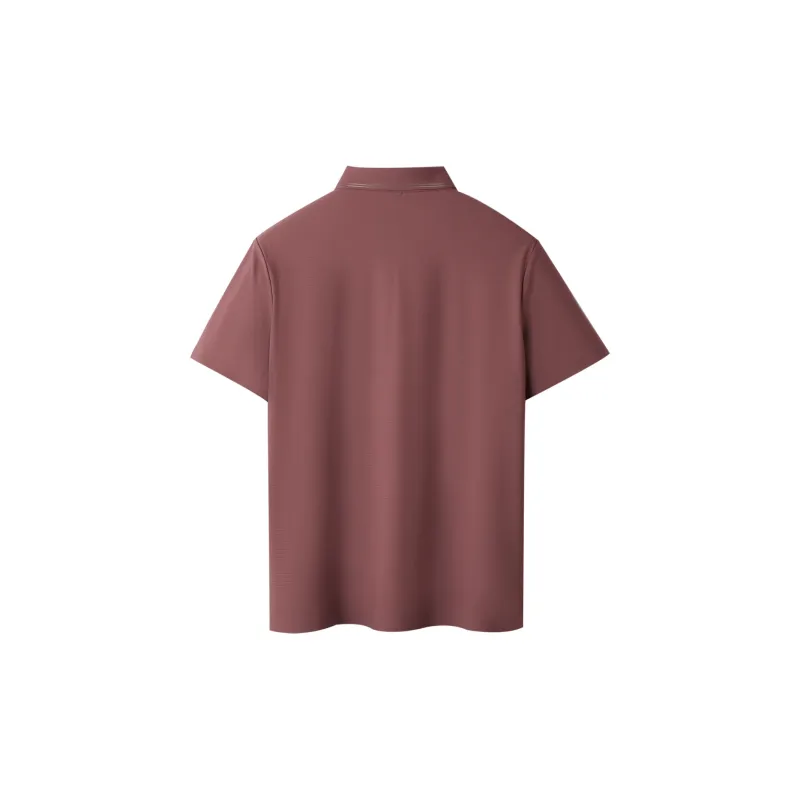 HLA Polo Shirts Men Brick Red 99-1