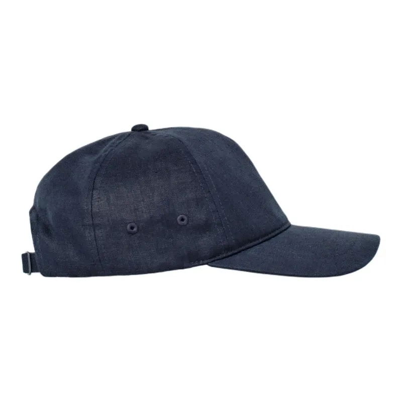 COS Linen Cotton Baseball Caps Men's Blue-1