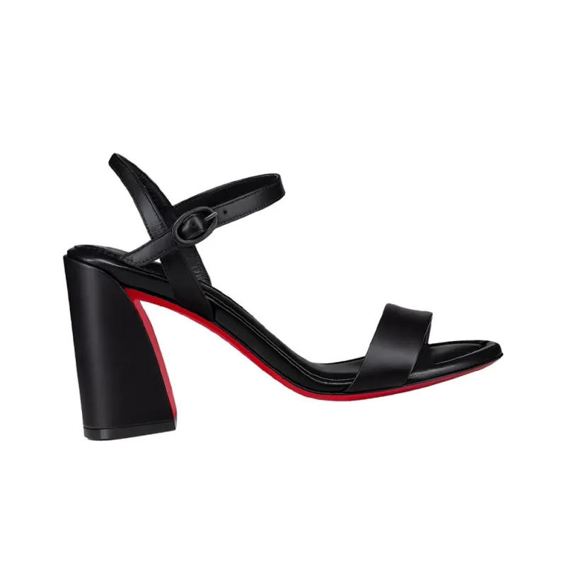 CL LUBOTING Miss Jane One Strap Sandals 8.5cm Women's Black-1