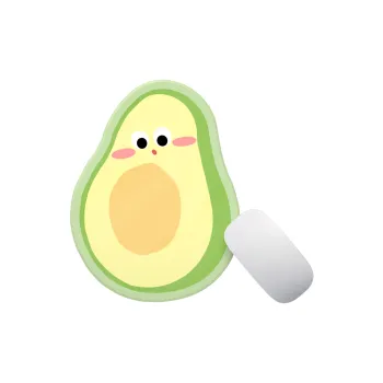 Beams Office Irregular Shape Fruit Cartoon INS Style Dopamine Dressing Color Scheme Mouse Pads
