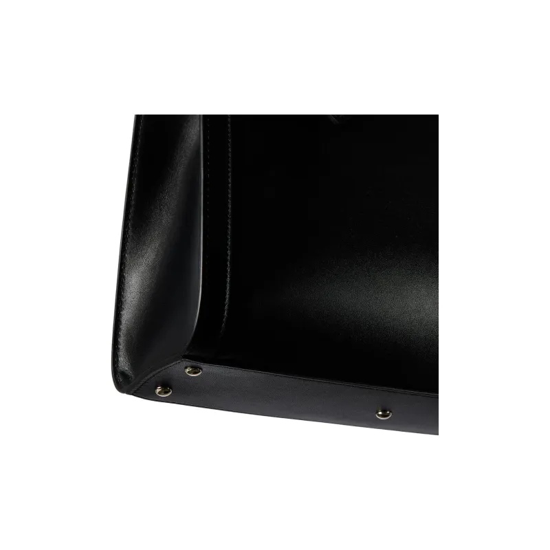 GUCCI Diana Leather Tote Bag, Shopping Bag, Shoulder Bag, Handbag Medium Size Women's Black-4
